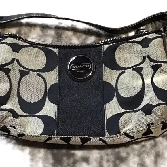 COACH Authentic Signature Jacquard Bag F17439 - Picture 14 of 15